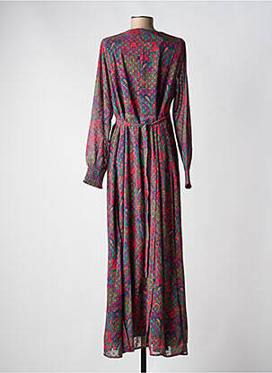 Robe longue manches longues manches longues violet LA FIANCÉE femme