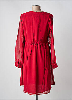 Robe courte manches longues manches longues rouge LA FIANCÉE femme