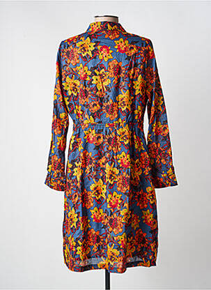 Robe courte manches longues manches longues bleu LA FIANCÉE femme