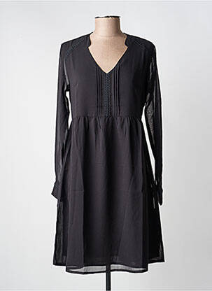 Robe courte manches longues manches longues noir LA FIANCÉE femme