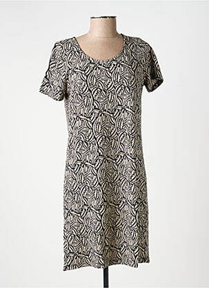 Robe courte manches courtes manches courtes noir LA FIANCÉE femme
