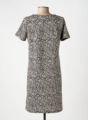 Robe courte manches courtes manches courtes noir LA FIANCÉE femme