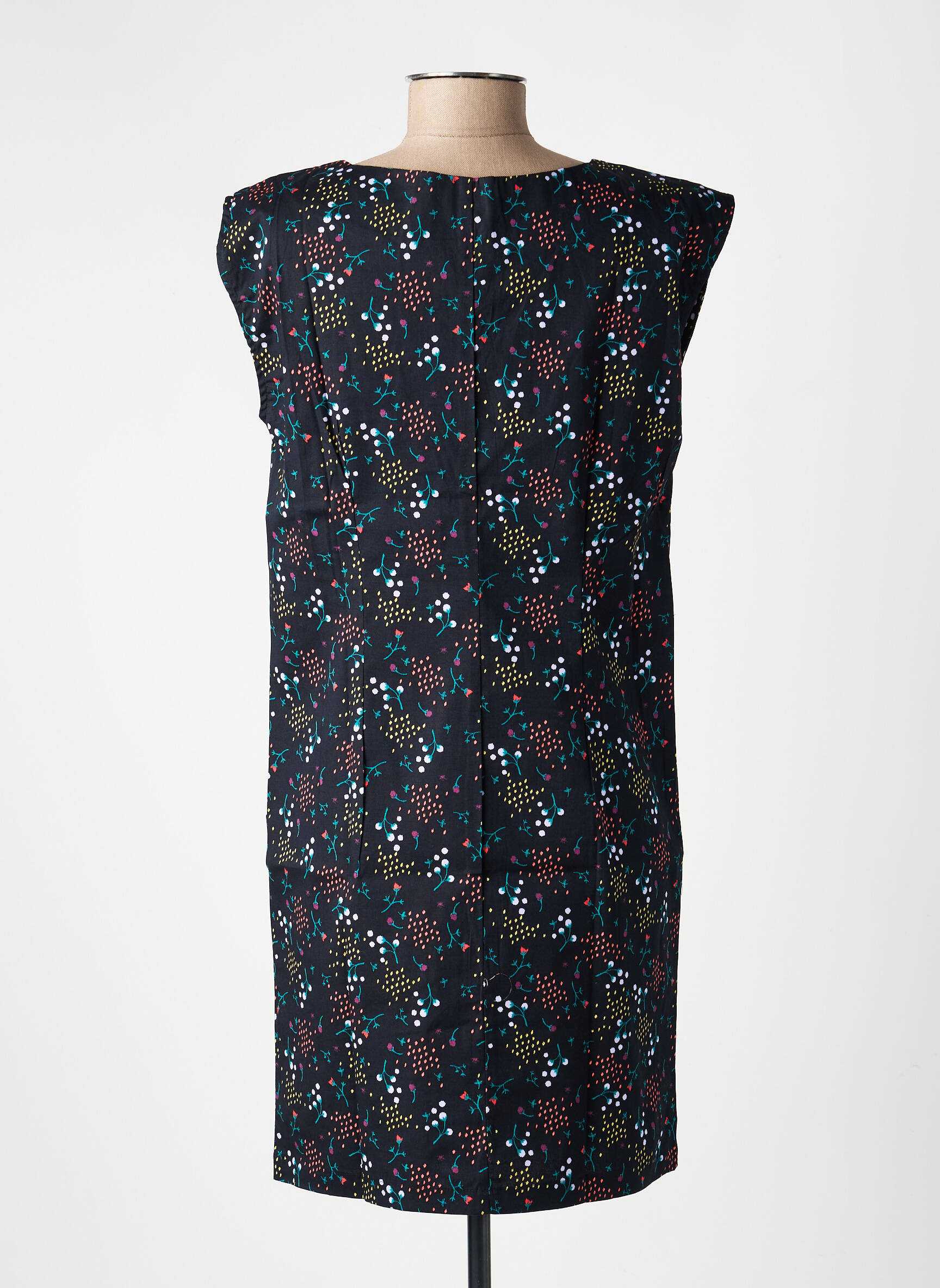 Robe courte sans manche sans manche noir LA FIANCÉE femme