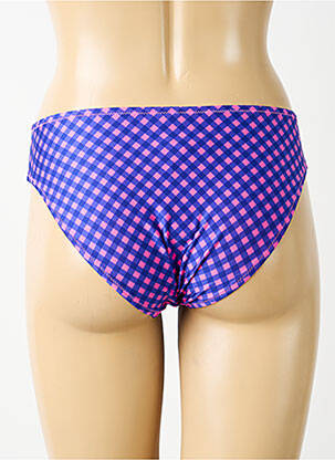 Bas de maillot de bain effet matière satinée culotte rose ANTIGEL femme