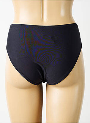 Bas de maillot de bain effet matière satinée culotte noir ANTIGEL femme