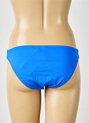 Bas de maillot de bain effet matière satinée culotte bleu ANTIGEL femme