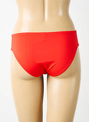 Bas de maillot de bain imprimé fantaisie culotte orange ANTIGEL femme