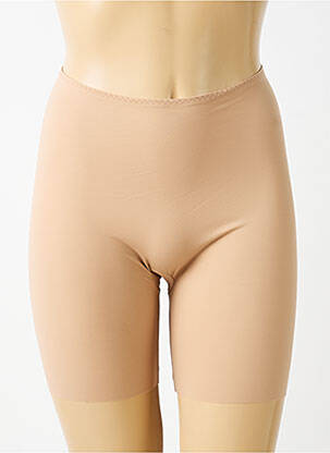 Panty effet matière satinée beige IMPLICITE femme