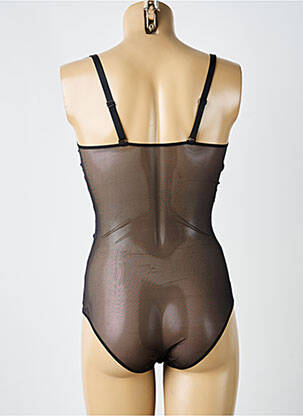 Body lingerie effet matière satinée noir SIMONE PERELE femme