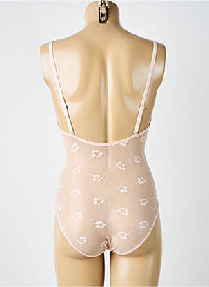 Body lingerie effet matière satinée rose SIMONE PERELE femme
