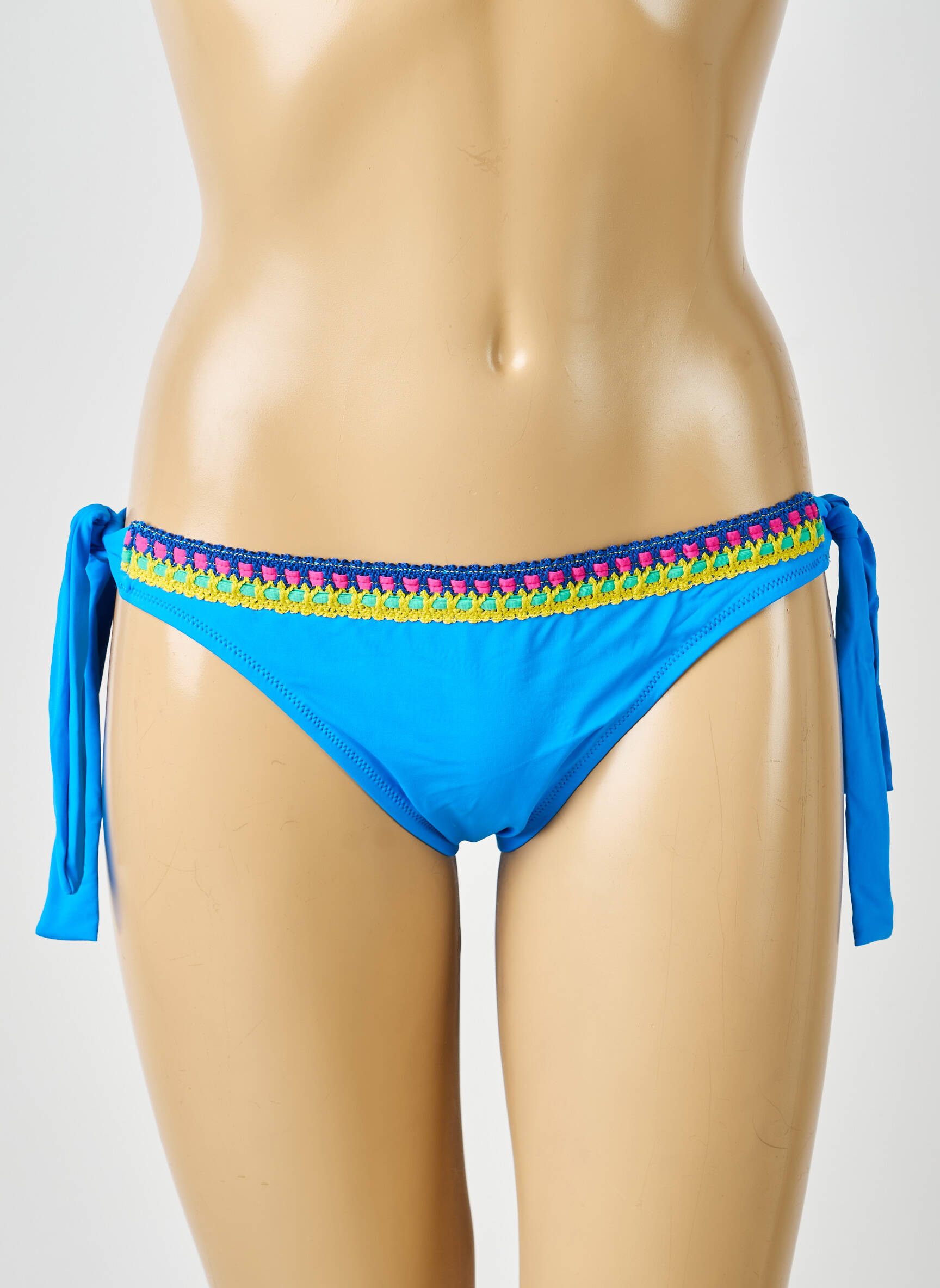 Bas de maillot de bain culotte culotte bleu ANTIGEL femme