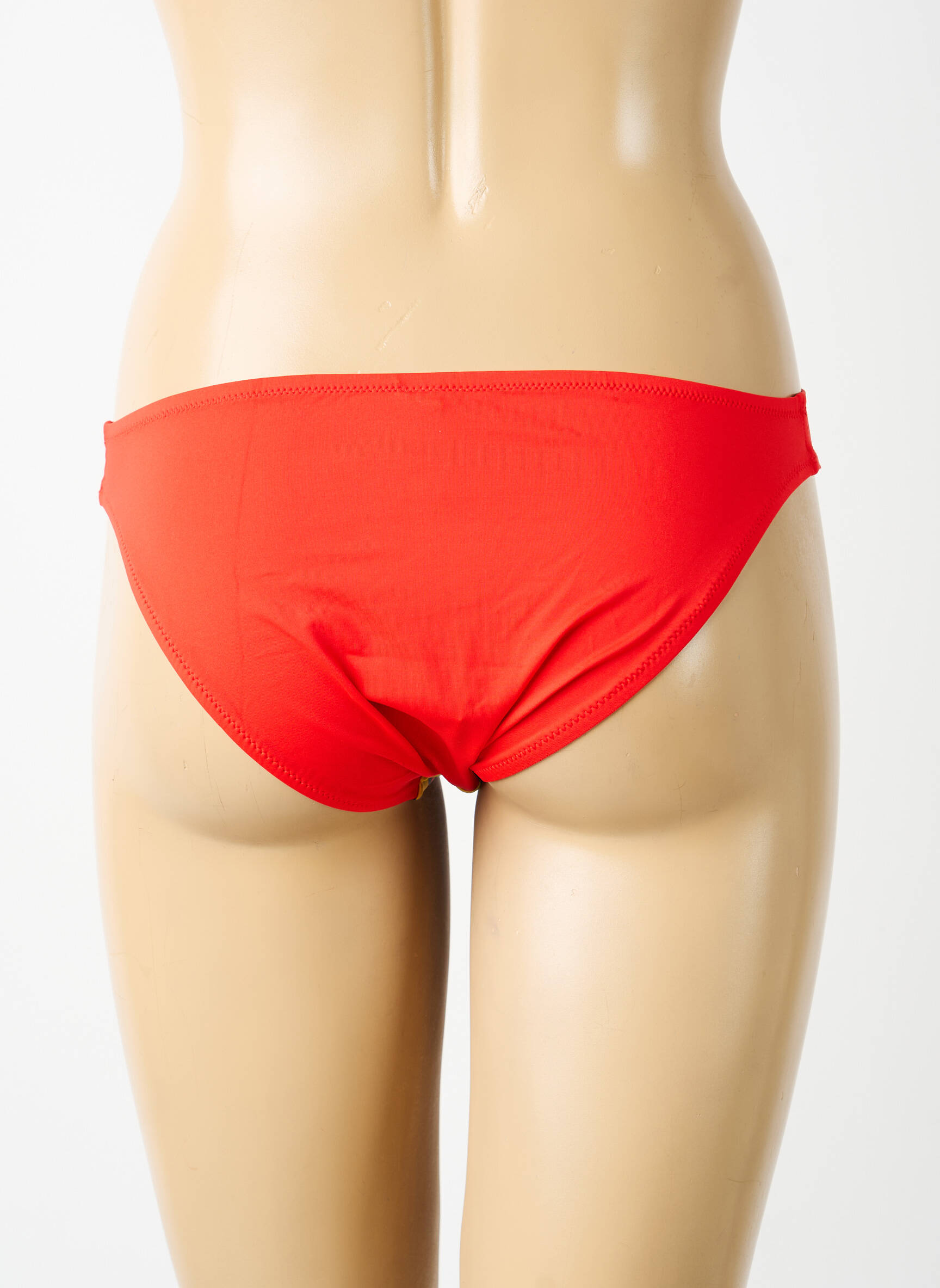 Bas de maillot de bain imprimé fantaisie culotte orange ANTIGEL femme