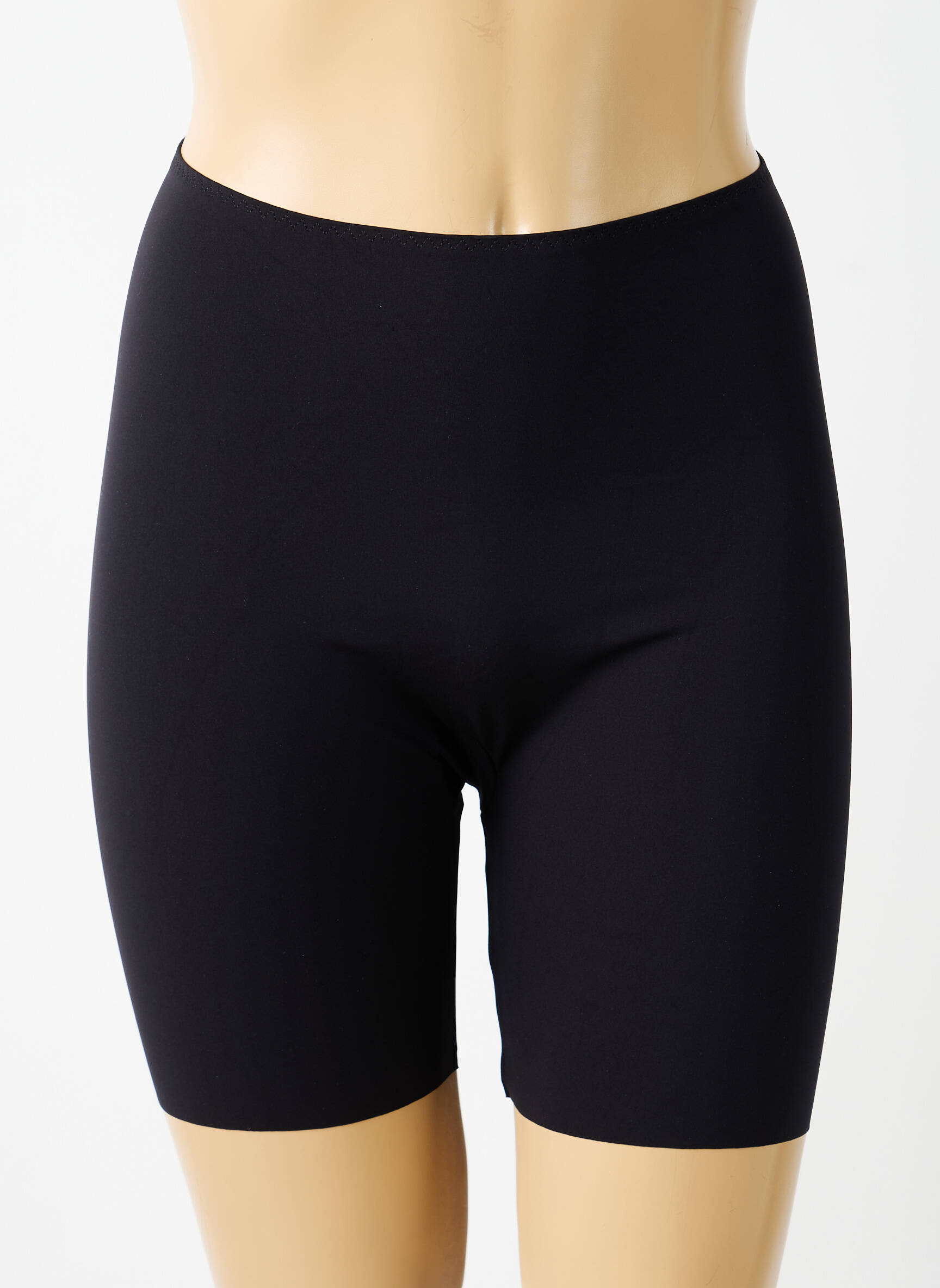 Panty effet matière satinée noir IMPLICITE femme