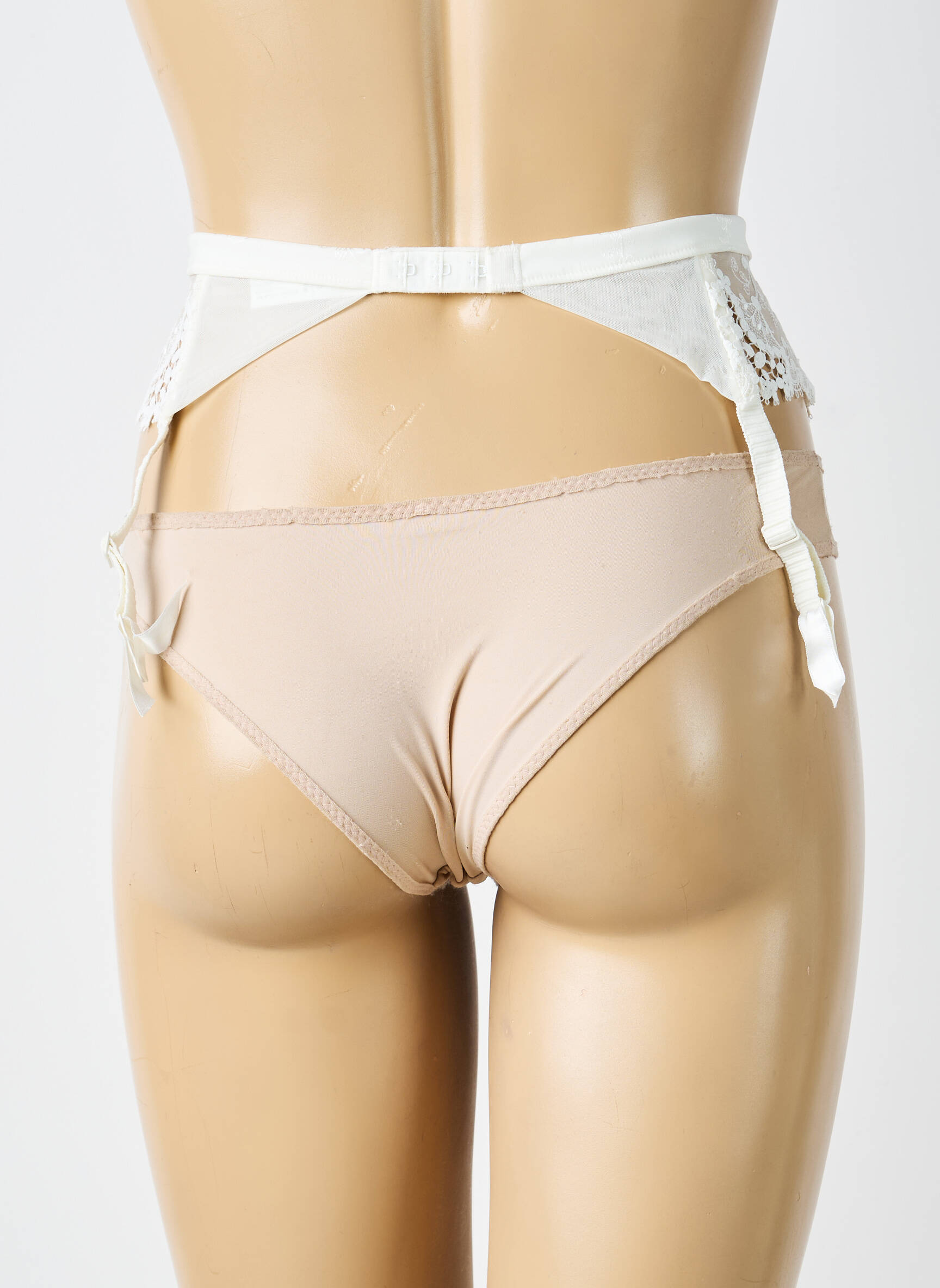 Guêpière/porte-jarretelle broderie blanc SIMONE PERELE femme