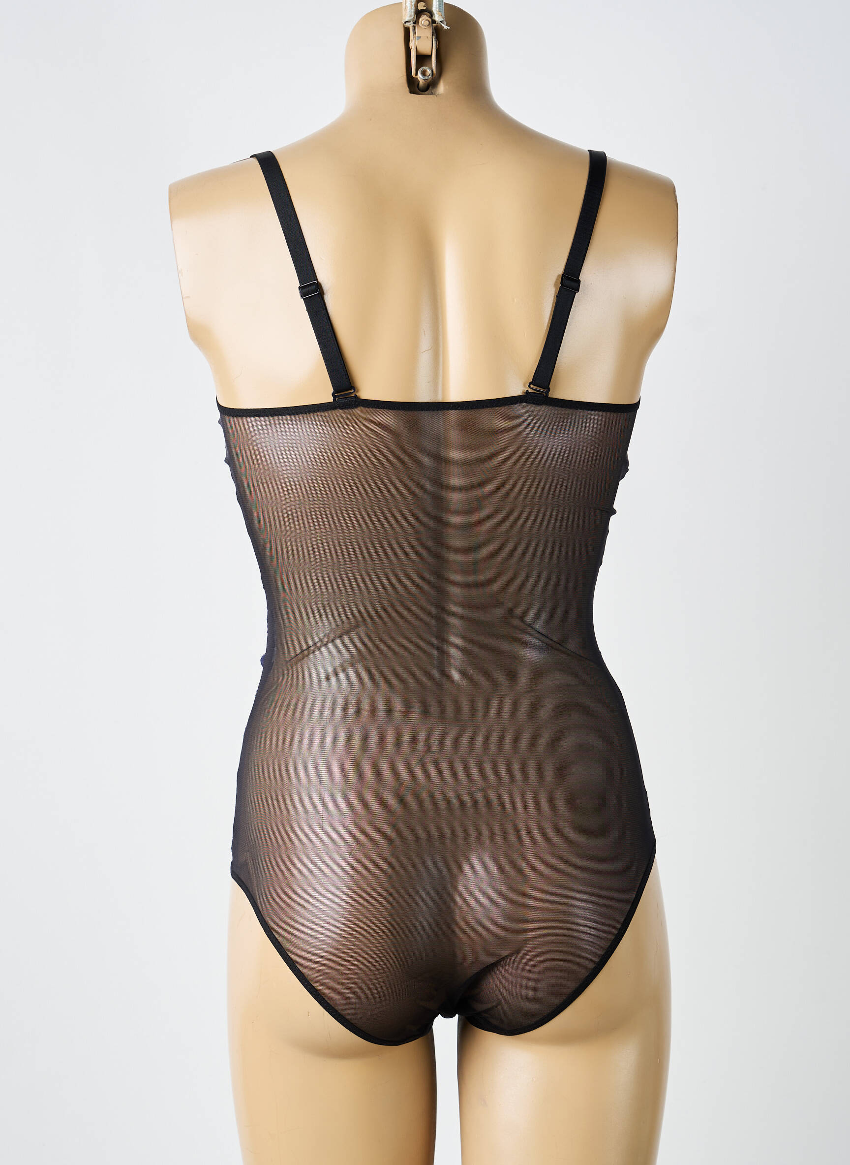 Body lingerie effet matière satinée noir SIMONE PERELE femme