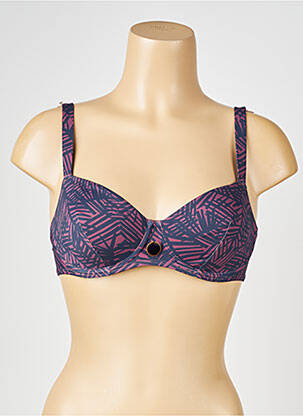 Haut de maillot de bain stretch haut soutien-gorge emboitant violet SIMONE PERELE femme