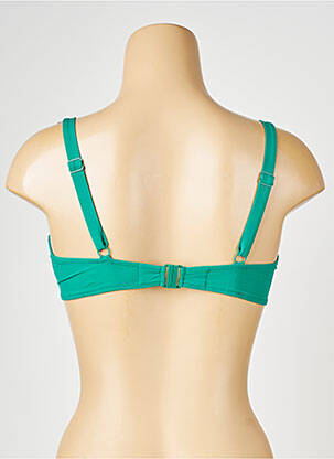 Haut de maillot de bain bretelles élastiquées ajustables haut soutien-gorge balconnet vert SIMONE PERELE femme