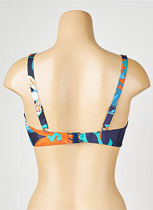 Haut de maillot de bain stretch haut soutien-gorge emboitant bleu SIMONE PERELE femme