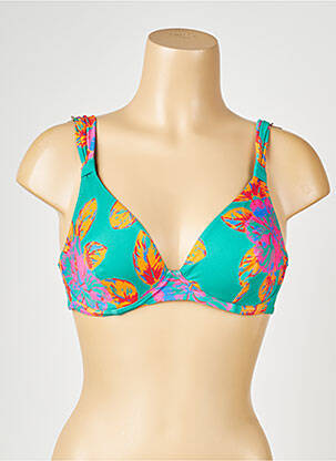 Haut de maillot de bain haut soutien-gorge emboitant haut soutien-gorge emboitant vert SIMONE PERELE femme