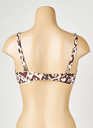 Haut de maillot de bain stretch haut soutien-gorge emboitant beige ANTIGEL femme