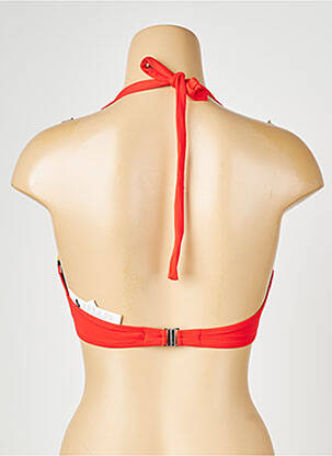 Haut de maillot de bain stretch haut soutien-gorge emboitant orange ANTIGEL femme
