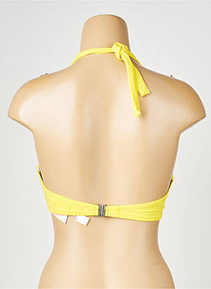 Haut de maillot de bain jaune ANTIGEL femme