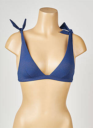 Haut de maillot de bain stretch haut soutien-gorge avec mousse de rembourrage amovible bleu SIMONE PERELE femme