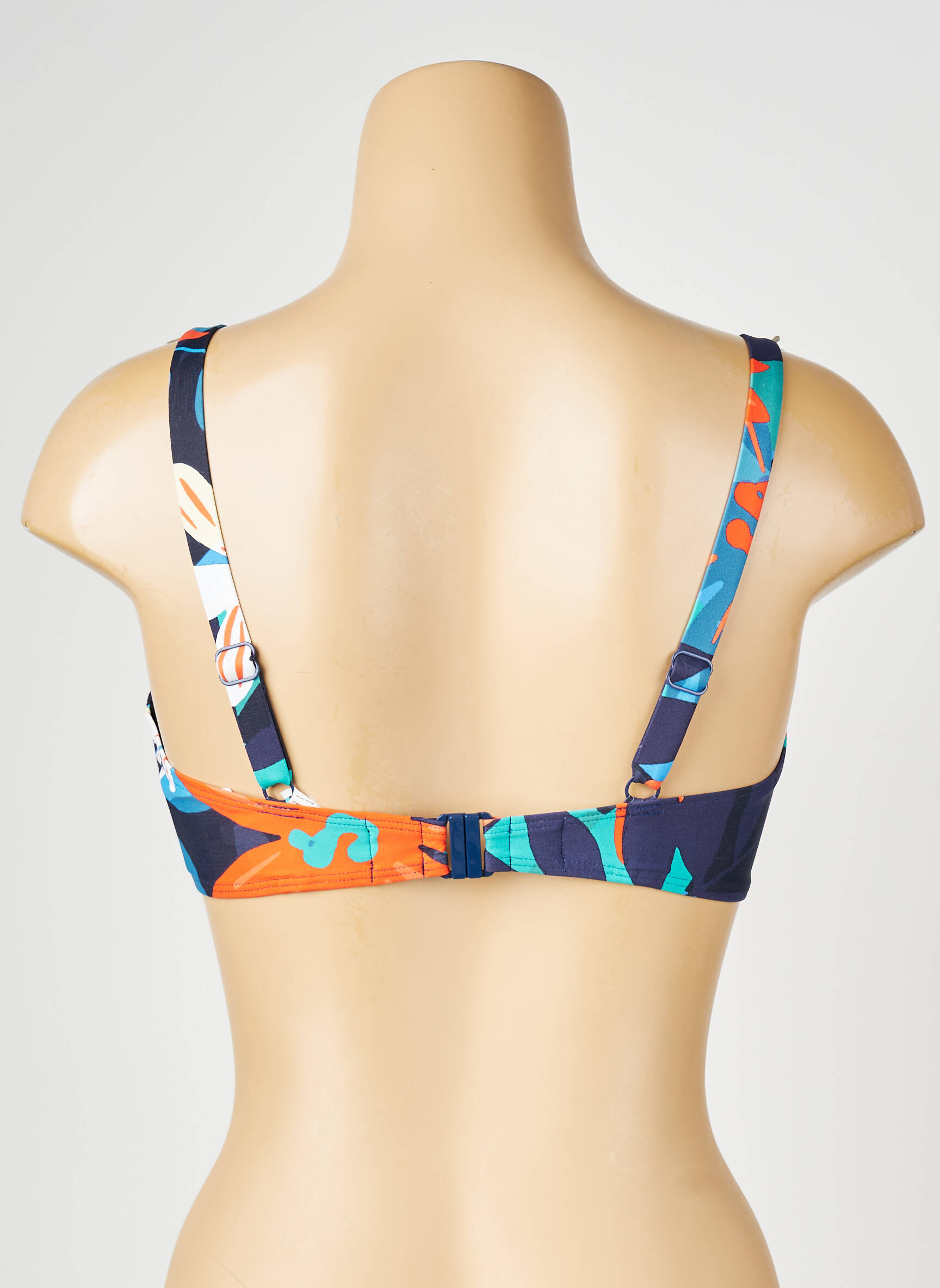 Haut de maillot de bain stretch haut soutien-gorge emboitant bleu SIMONE PERELE femme