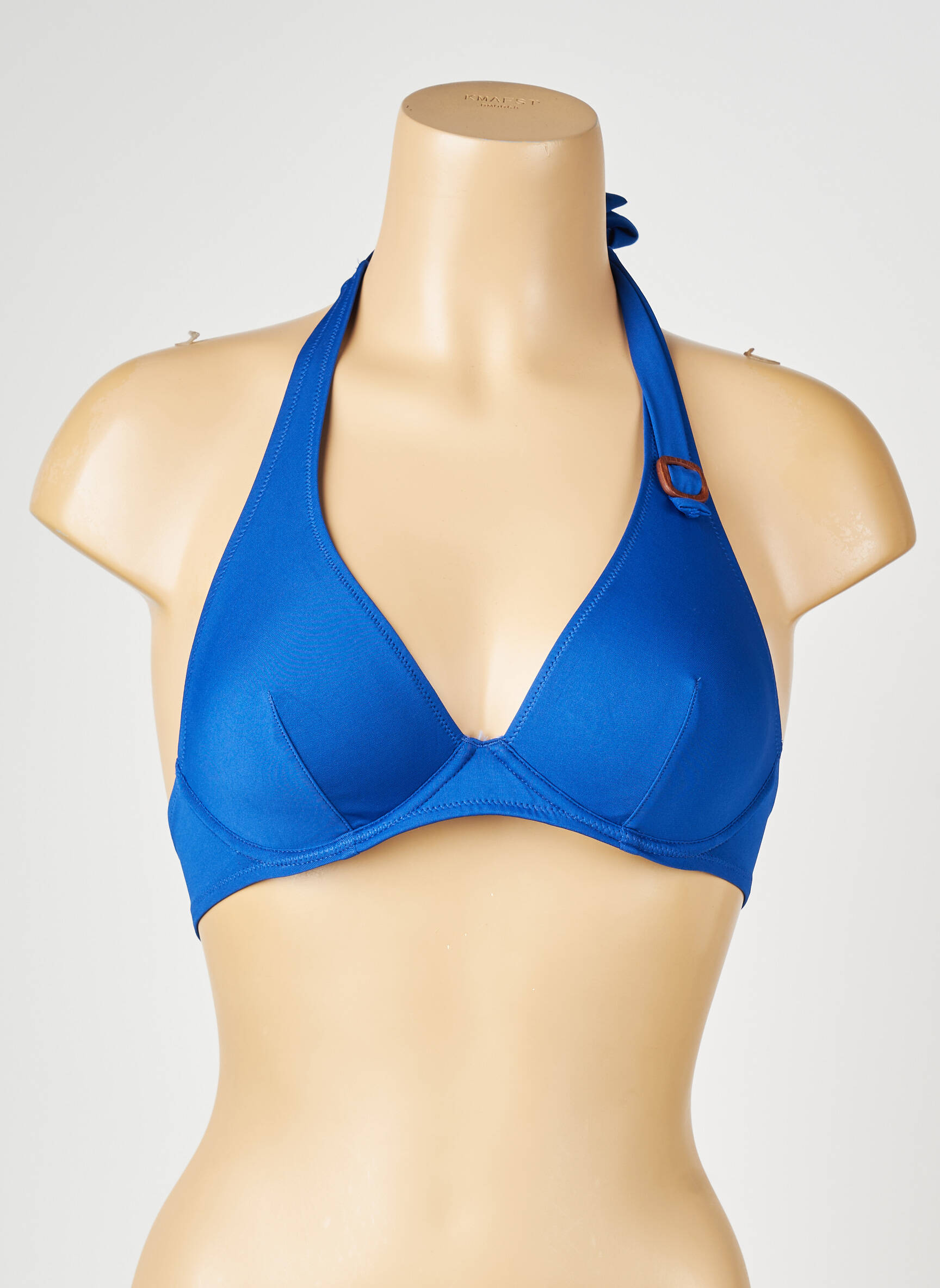 Haut de maillot de bain bretelles élastiquées haut soutien-gorge balconnet bleu SIMONE PERELE femme