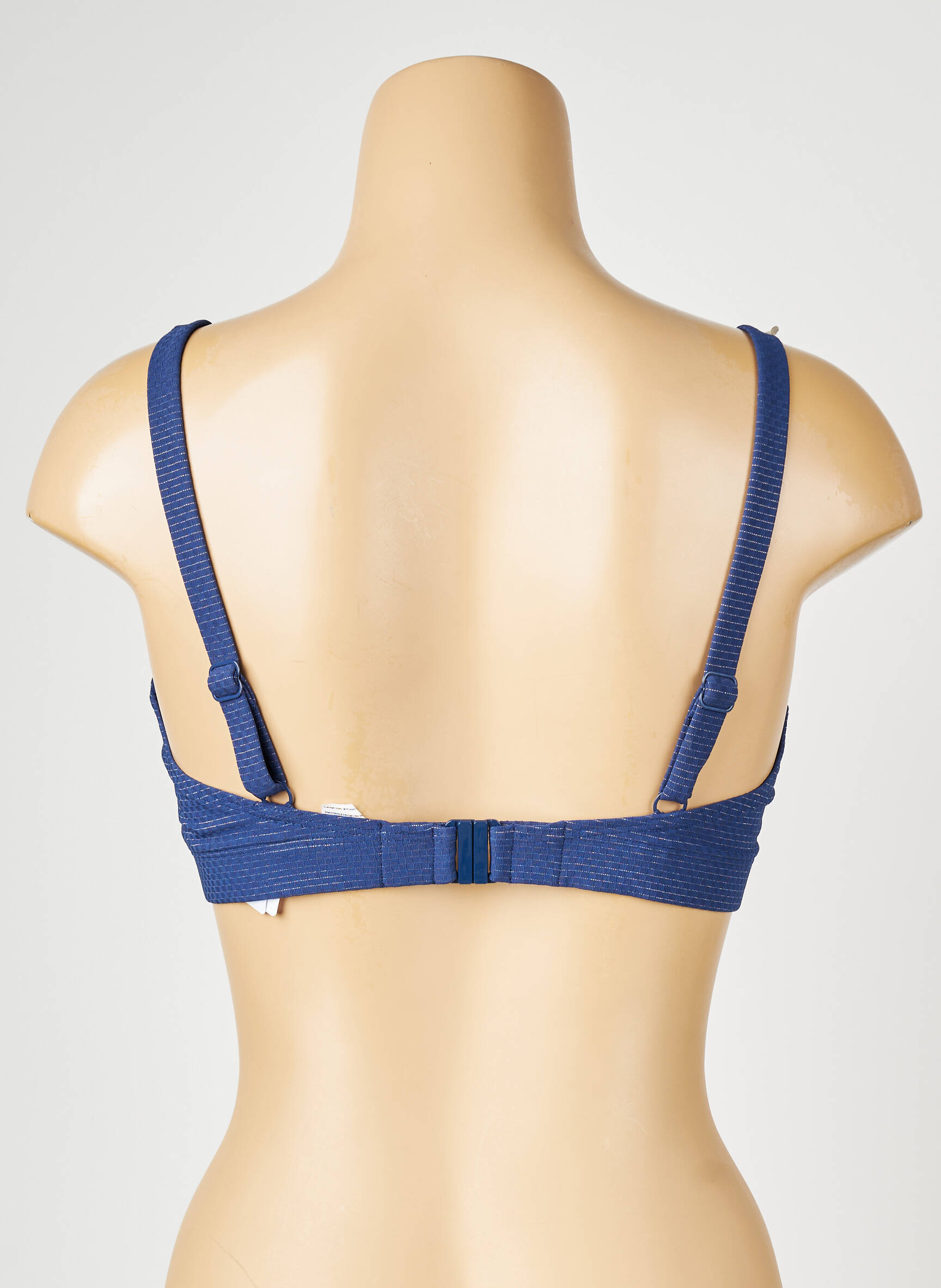 Haut de maillot de bain stretch haut soutien-gorge emboitant bleu SIMONE PERELE femme