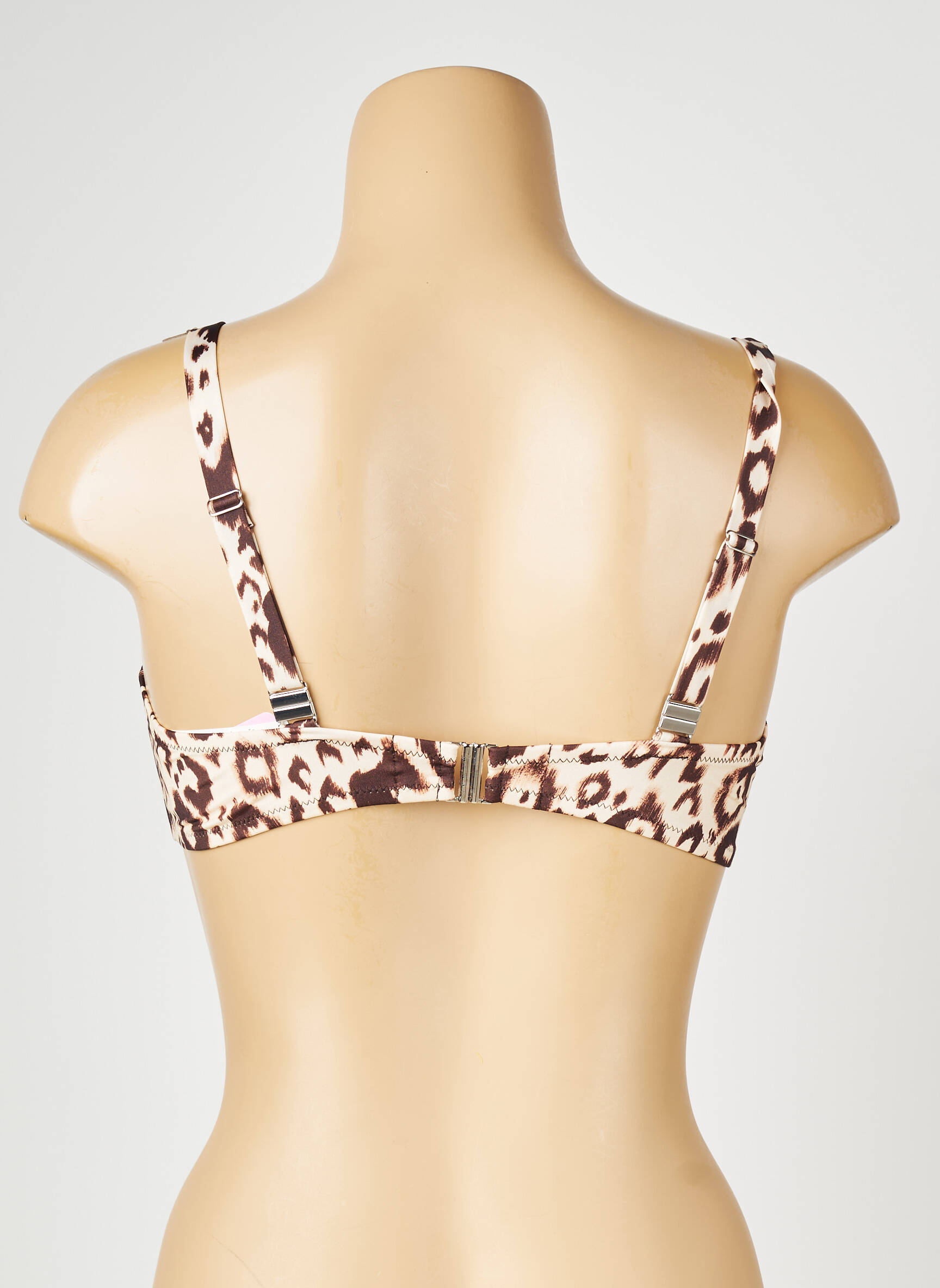 Haut de maillot de bain stretch haut soutien-gorge emboitant beige ANTIGEL femme