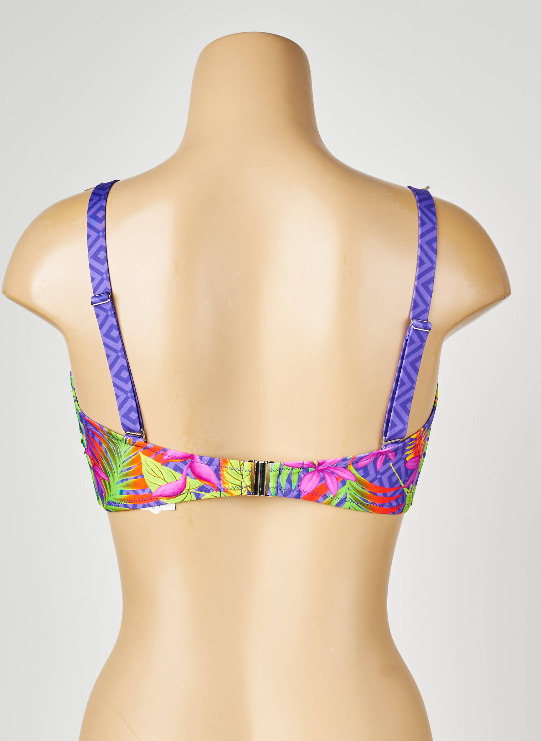 Haut de maillot de bain stretch violet ANTIGEL femme