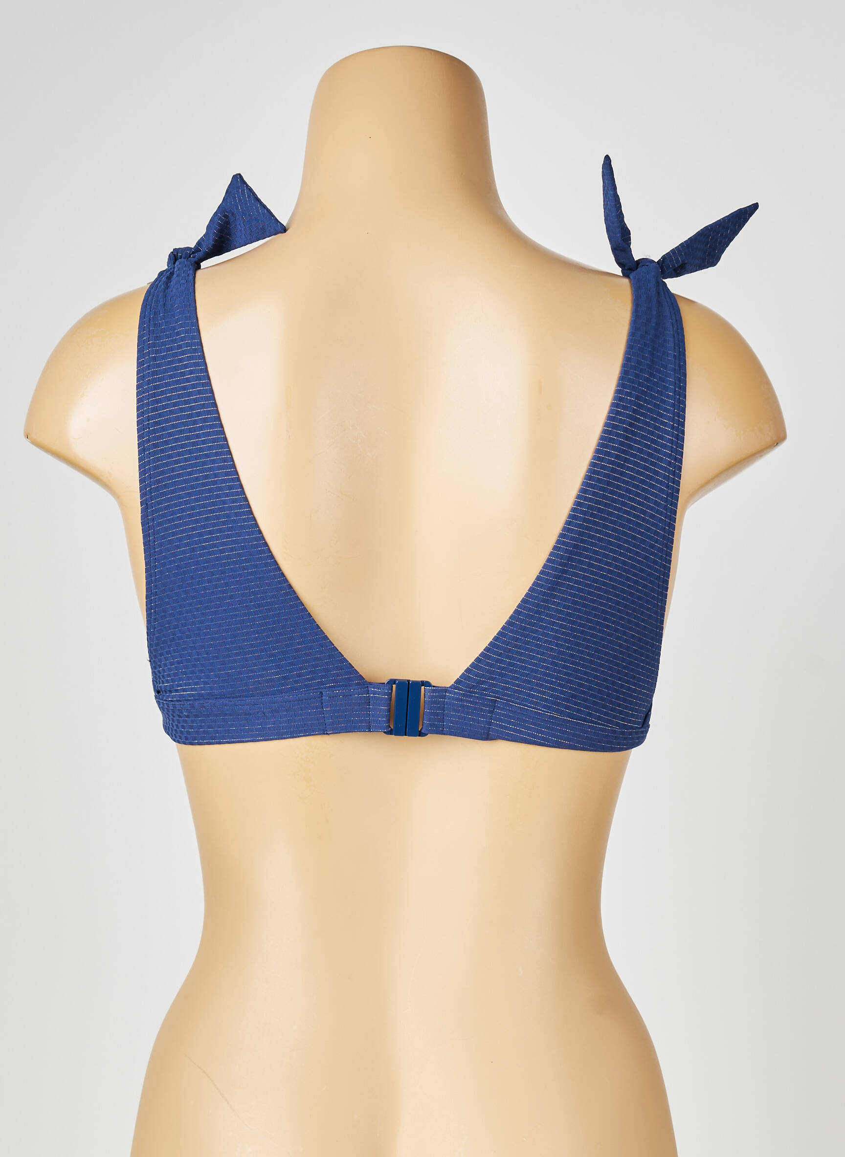 Haut de maillot de bain stretch haut soutien-gorge avec mousse de rembourrage amovible bleu SIMONE PERELE femme