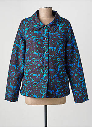 Blouson fermeture pressionnée bleu LA FIANCÉE femme