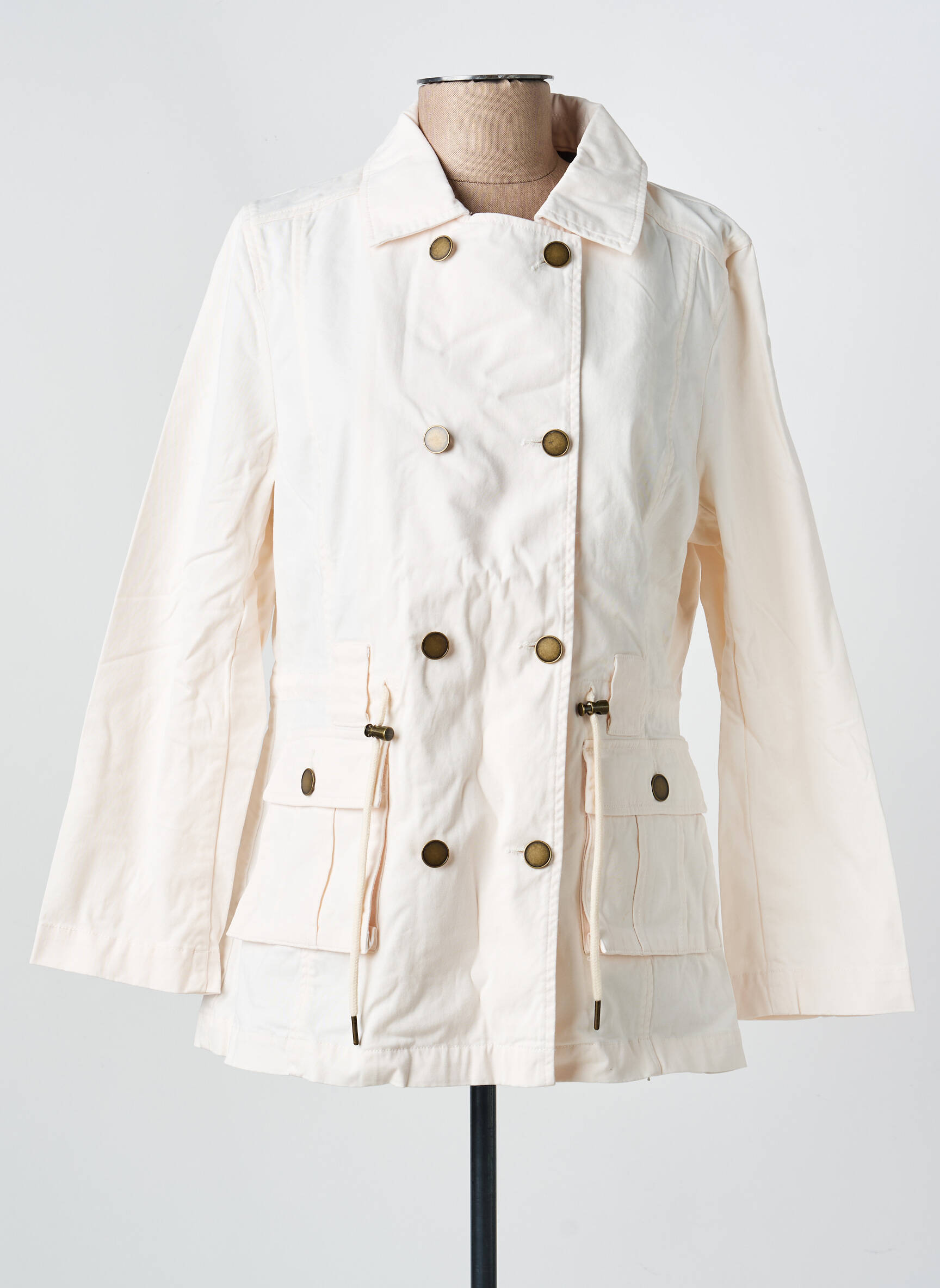 Veste casual poches beige LA FIANCÉE femme