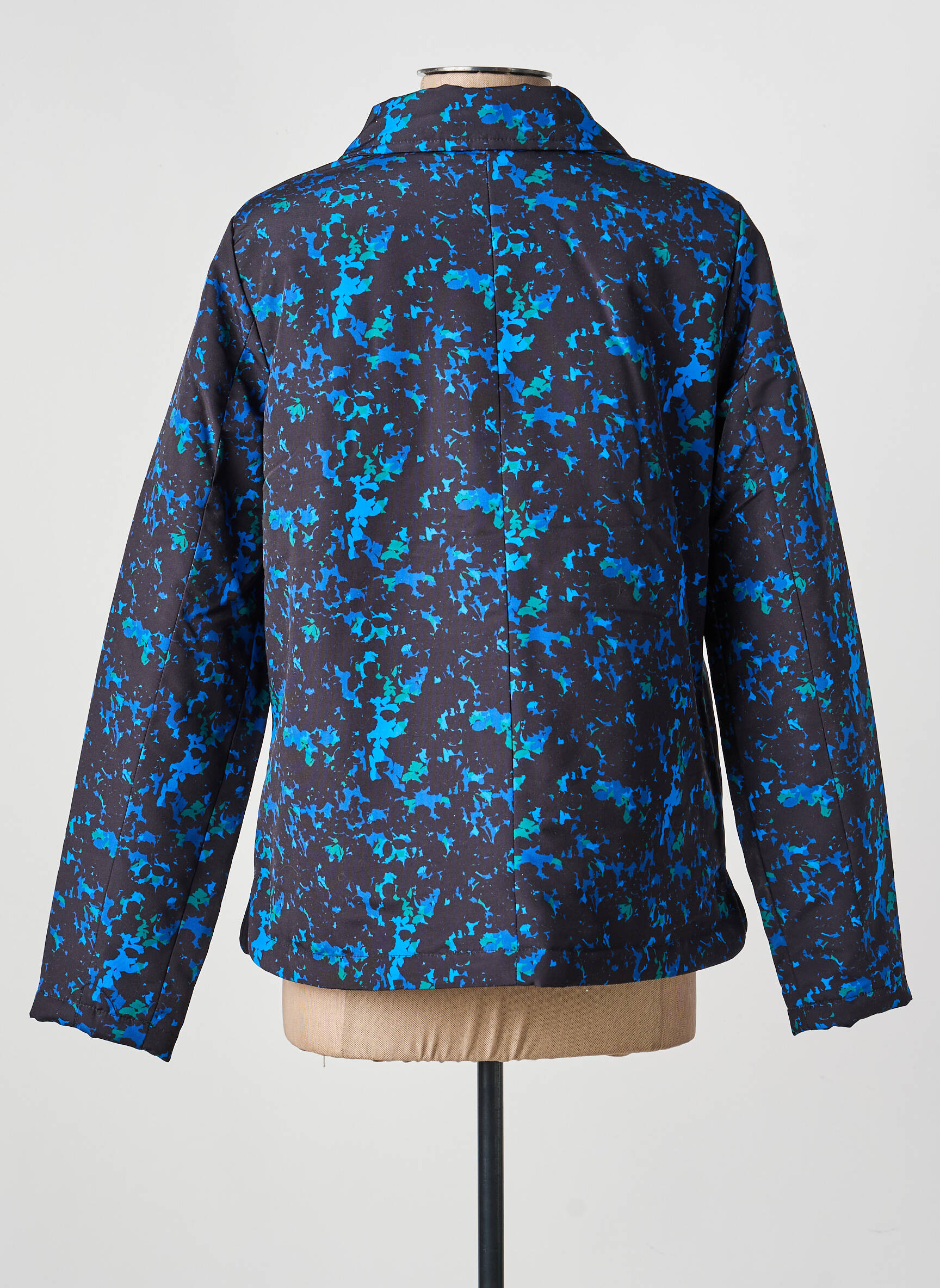 Blouson fermeture pressionnée bleu LA FIANCÉE femme