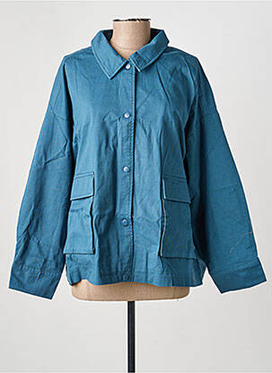 Veste casual coupe droite bleu LA FIANCÉE femme