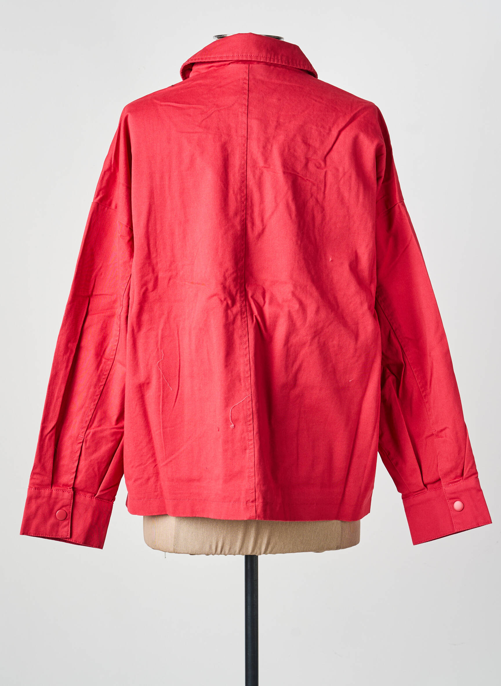 Veste casual coupe droite rouge LA FIANCÉE femme