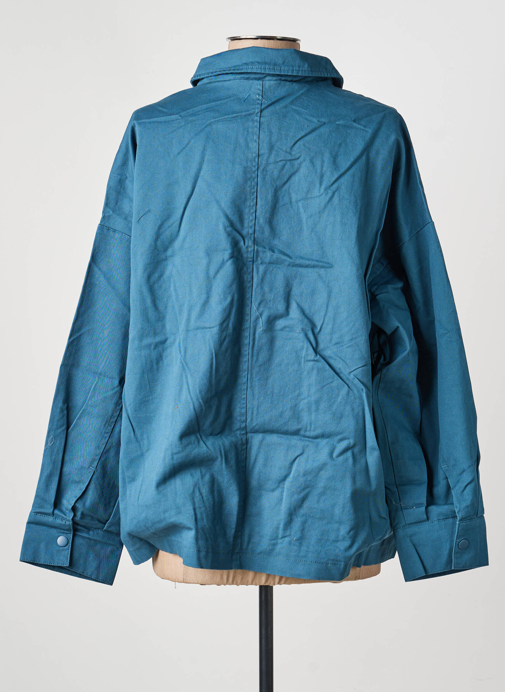 Veste casual coupe droite bleu LA FIANCÉE femme