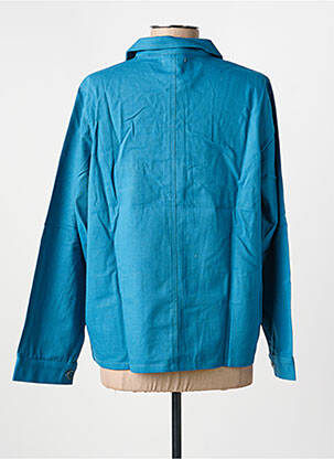 Veste casual coupe droite bleu PRINCESSE NOMADE femme