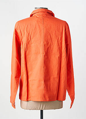 Veste casual coupe droite orange PRINCESSE NOMADE femme