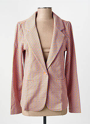 Blazer poches orange PRINCESSE NOMADE femme