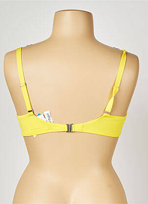 Haut de maillot de bain haut soutien-gorge moulé haut soutien-gorge moulé jaune ANTIGEL femme