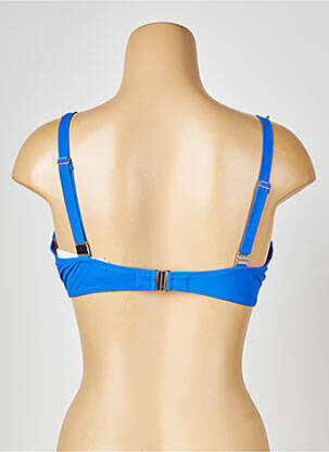 Haut de maillot de bain haut soutien-gorge moulé haut soutien-gorge moulé bleu ANTIGEL femme