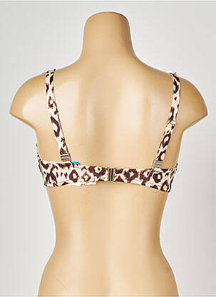 Haut de maillot de bain haut soutien-gorge moulé haut soutien-gorge moulé beige ANTIGEL femme