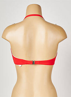 Haut de maillot de bain stretch haut triangles orange ANTIGEL femme