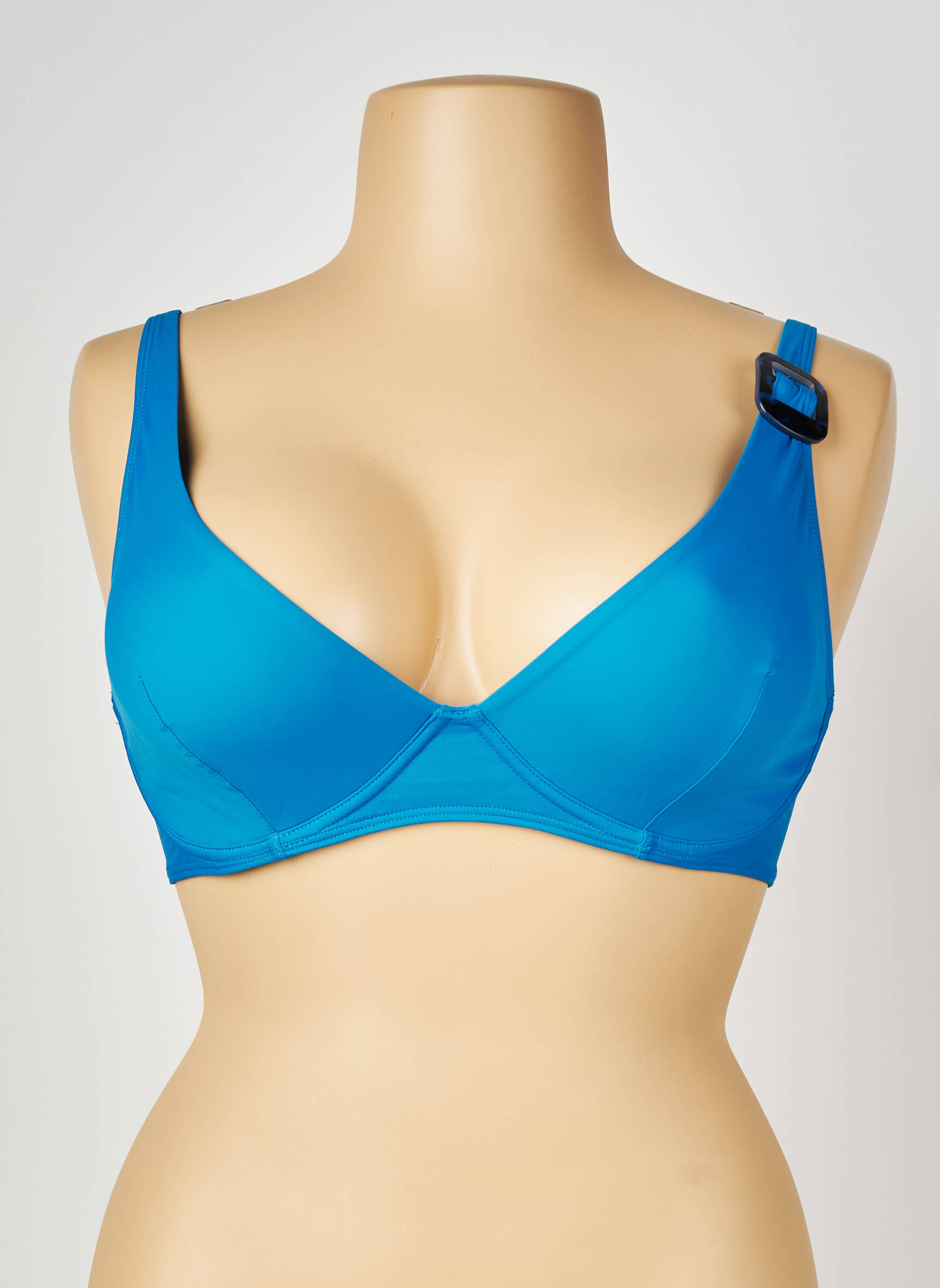 Haut de maillot de bain stretch haut soutien-gorge emboitant bleu SIMONE PERELE femme