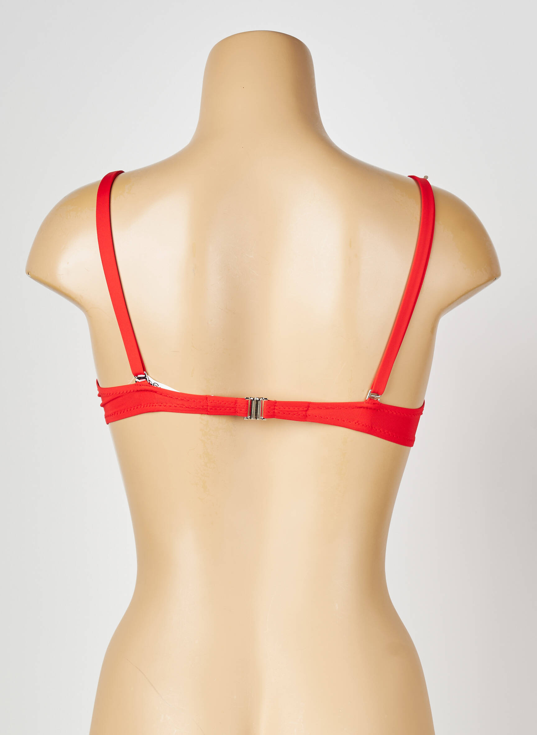 Haut de maillot de bain stretch haut soutien-gorge moulé orange ANTIGEL femme