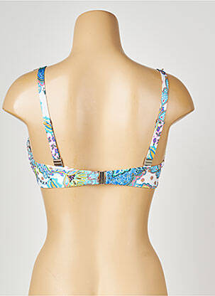 Haut de maillot de bain haut soutien-gorge moulé haut soutien-gorge moulé bleu ANTIGEL femme