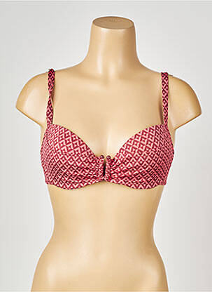 Haut de maillot de bain stretch haut soutien-gorge moulé rose SIMONE PERELE femme
